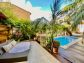 Duplex con jardin y piscina 